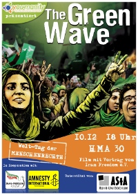 The Green Wave - Vortrag und Film mit You-Manity Bochum und Iran Freedom