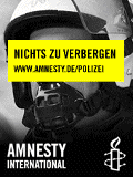 Amnesty International Kampagne für mehr Verantwortung bei der Polizei